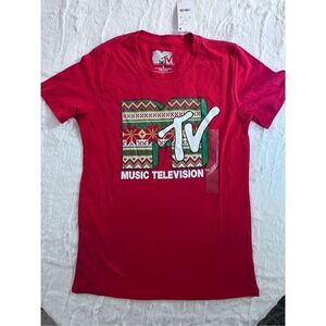 Target MTV Christmas Shirt Size S
